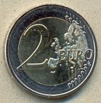 Люксембург. 2 евро. 2012 год.