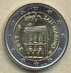 2 евро. 2012 год.